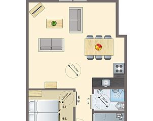 Guest house 182987 - Bungalow Noord Drenthe - Het Land van Bartje | 2-persoons bungalow - Speciaal toegank