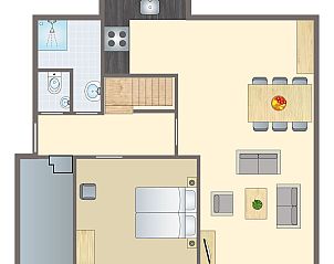 Unterkunft 182988 - Bungalow Noord Drenthe - Het Land van Bartje | 6-persoons bungalow | 6D5