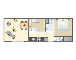 Unterkunft 182992 - Ferienhaus Noord Drenthe - Het Land van Bartje | 4-persoons stacaravan | 4BCV