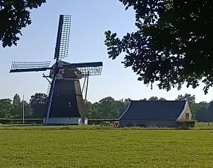 Pittoreske molen in de omgeving van Vakantiehuisje in Zeegse, Drenthe, een stukje cultureel erfgoed.