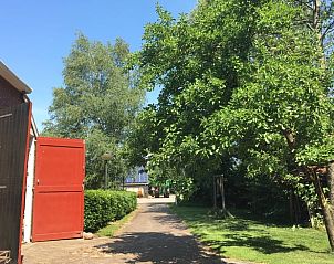 Ingang van Huisje in Zuidlaarderveen, uitnodigend vakantiehuis in Noord Drenthe, Drenthe.