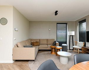 Comfortabele woonkamer in Vrijstaande woning in AALDEN in Zuidoost Drenthe.