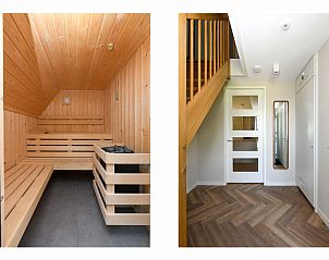 Sauna en entree van Vrijstaande woning in AALDEN voor ultieme ontspanning.