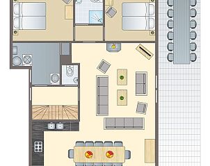 Unterkunft 190317 - Bungalow Zuidoost Drenthe - Aelderholt | 12-persoons bungalow | 12EL