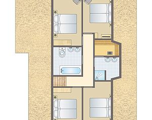 Unterkunft 190317 - Bungalow Zuidoost Drenthe - Aelderholt | 12-persoons bungalow | 12EL