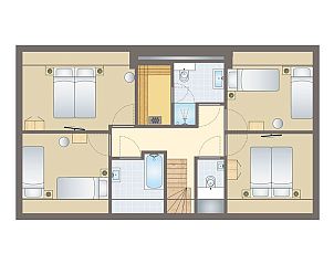 Unterkunft 190324 - Bungalow Zuidoost Drenthe - Aelderholt | 10-persoons bungalow | 10EL2