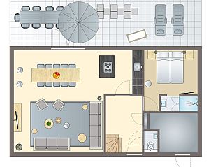 Unterkunft 190325 - Bungalow Zuidoost Drenthe - Aelderholt | 10-persoons kinderbungalow | 10ELK