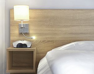 Map of Aelderholt 2-bed bungalow 2C in Aalden, Drenthe with layout of rooms.