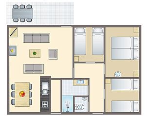 Verblijf 190357 - Bungalow Zuidoost Drenthe - Aelderholt | 6-persoons bungalow | 6C