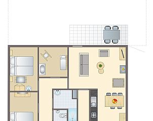 Unterkunft 190363 - Bungalow Zuidoost Drenthe - Aelderholt | 4-persoons babybungalow | 4CN