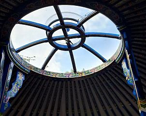 Prachtige dakconstructie in Huisje in Emmen, vakantieverblijf in Zuidoost Drenthe.