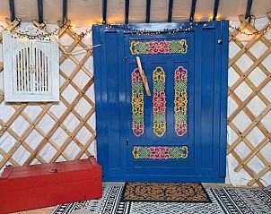 Traditioneel ingerichte deur in Huisje in Emmen, vakantiewoning in Emmen, Drenthe.