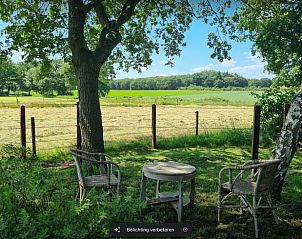 Uitzicht op het Drentse landschap vanuit Vakantiehuis in Valthe, ideaal voor natuurliefhebbers in Zuidoost Drenthe.