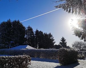 Winterse natuur rondom Vakantiehuis in Erica, Zuidoost Drenthe, biedt een serene en rustige omgeving.
