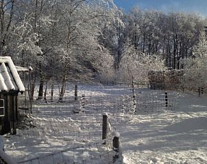 Winterlandschap rondom Vakantiehuisje in Tweede Exlormond, Zuidoost Drenthe, Drenthe.