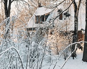 Sneeuwlandschap rond Vakantiehuis in Odoornerveen, betoverende winterse locatie, Zuidoost Drenthe, Drenthe.