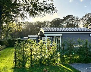Exterior of Cottage in Doldersum, Drenthe surrounded by nature and trees.