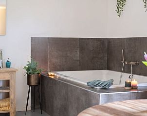 Luxury bathroom in Cottage in Ruinen, Southwest Drenthe. Relax in style in this comfortable vacation accommodation amidst nature.