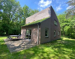 Vakantiehuisje in Ruinen, Zuidwest Drenthe, biedt een serene ontsnapping met terras en groene omgeving, ideaal voor natuurliefhebbers.