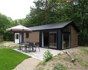 Vakantiehuis Velthorst 4 in Ruinen, Drenthe met zonnig terras en moderne buitenkant.