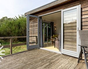 Gezellig terras bij vakantiehuis DG469 in Dwingeloo, Zuidwest Drenthe, Drenthe.