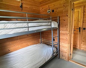 Stapelbed in kinderkamer van Huisje in Dwingeloo, vakantiehuis Drenthe.