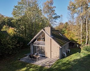 Vakantiehuisje in Zorgvlied, Zuidwest Drenthe, omgeven door bosrijke natuur en rustgevend terras voor een ontspannen verblijf.