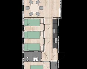 Verblijf 201523 - Vakantiewoning Zuidwest Drenthe - Drenthelodge | Omheinde tuin | 6 Pers