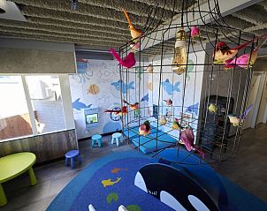 Children's corner with colorful decorations in Mobile Home | 6 Persons, Biddinghuizen, Eastern Flevoland.