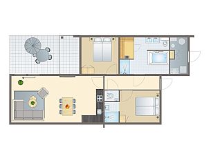 Unterkunft 210115 - Bungalow Oostelijk Flevoland - Waterparc Veluwemeer | 4-persoons welness bungalow | 4ELW
