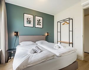 Houten sauna in Waterparc Veluwemeer bungalow Biddinghuizen, Flevoland, voor een luxe wellnesservaring.