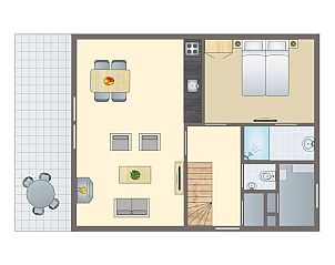 Unterkunft 210133 - Bungalow Oostelijk Flevoland - Waterparc Veluwemeer | 4-persoons bungalow | 4BL2