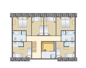 Unterkunft 210192 - Bungalow Oostelijk Flevoland - Waterparc Veluwemeer | 22-persoons villa | 22L