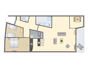 Unterkunft 210194 • Bungalow Oostelijk Flevoland • Waterparc Veluwemeer | 4-persoons appartement | 4B1 