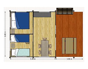 Unterkunft 210512 - Zelthaus Oostelijk Flevoland - Lodge Waku - MIG