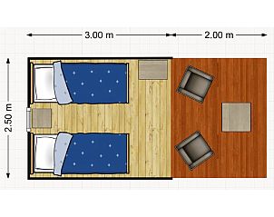Unterkunft 210515 - Zelthaus Oostelijk Flevoland - Lodge Mokki - UFO