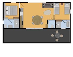 Guest house 220216 - Fixed travel trailer Zuidelijk Flevoland - Chalet de Fuut