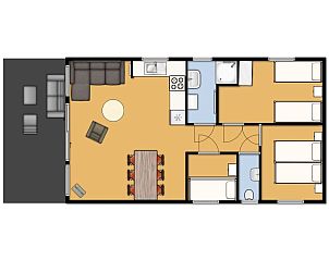 Guest house 220274 - Chalet Zuidelijk Flevoland - Chalet Strandzicht