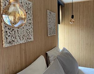 Detail van slaapkamerdecoratie in Hotel Buren, vakantieverblijf op Terschelling