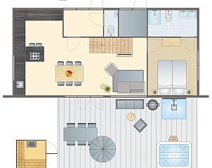 Guest house 2303108 - Bungalow Friese bossen - 6-persoons villa | 6EL