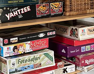 Bordspellen in Huisje in Appelscha, vakantiehuis in Friesland, voor gezellige avonden met familie.