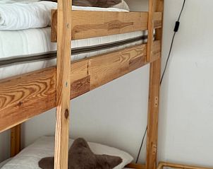 Stapelbed in Huisje in Appelscha, vakantiehuis in Friesland, perfect voor kinderen.