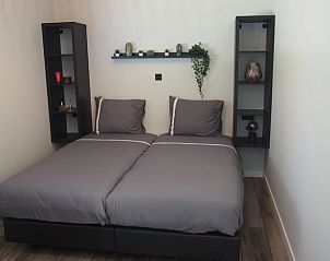 Comfortabele slaapkamer in vakantiehuis Noordwolde, Friese bossen.