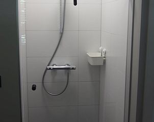 Doucheruimte in vakantiehuis Noordwolde, Friesland.