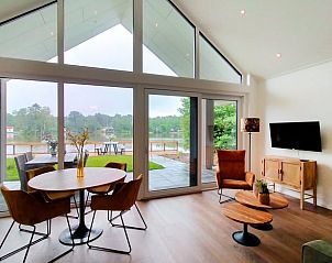 Tweepersoons slaapkamer in Vakantiehuisje in Oosterwolde, Friesland.