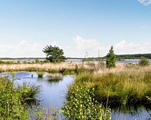 Prachtig uitzicht op Friese natuur bij Vakantiehuisje in Oosterwolde, Friesland.