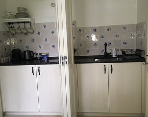 Volledig uitgeruste keuken in Huisje in Boijl, vakantieverblijf in Friesland.