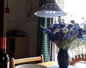 Gezellige eethoek in Huisje in Boijl, vakantiehuis in Friesland.