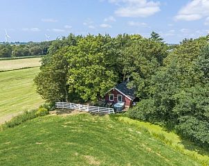 Luchtfoto van Vakantiehuis in Allingawier, verscholen in Friese bossen, Friesland.
