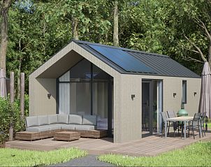 Moderne vakantiewoning in Oudehaske, omgeven door natuur in Friesland.